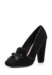 Туфли-лоферы женские на каблуке Fornarina FO019AWAEG67, черные