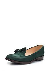Лоферы женские Giotto GI514AWASI91, зеленые/каблук