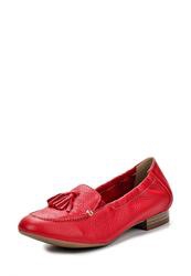 фото Туфли-лоферы на каблуке Caprice CA107AWAPA92, красные