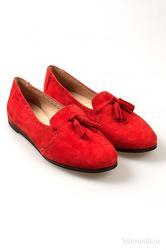 Туфли-лоферы женские Franz Muller FM-07100, ярко-красные