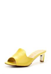 Сабо женские на каблуке Vitacci VI060AWAJW01, желтые