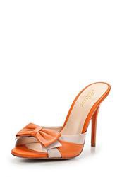 Сабо женские на каблуке Just Couture JU663AWBQT62, оранжевые