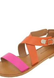 Сандали летние женские Tommy Hilfiger FW56816800, оранжево-розовые