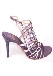 фото Босоножки на каблуке Fabi (Фаби), фиолетового цвета