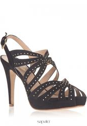 фото Босоножки на каблуке Rio Couture 16007, черные/платформа