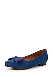 Балетки на каблуке Vitacci VI060AWAJU67, темно-синие