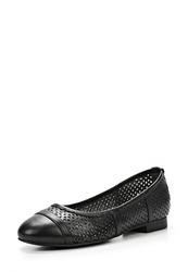 фото Балетки на каблуке Dali DA002AWBEH50, черные кожаные