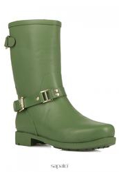 Сапоги резиновые женские Boomboots 4158/GREEN, зеленые