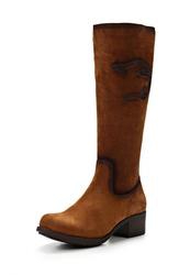 фото Сапоги женские на каблуке Grand Style GR025AWCHQ01, коричневые