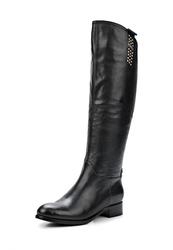 Сапоги женские на каблуке Gotti GO013AWCNH43, черные кожаные