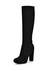 фото Сапоги женские на высоком каблуке Guess GU460AWCLU20, черные