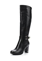 фото Сапоги женские на каблуке T.Taccardi for Kari TT001AWCJP72, черные кожаные