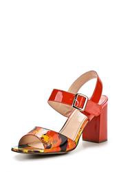 Босоножки на толстом каблуке Vivian Royal VI809AWAXV84, красные/мультицвет