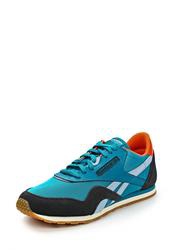 Кроссовки женские Reebok Classics RE005AWBZD27, черно-голубые