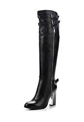 фото Женские ботфорты на высоком каблуке Vitacci VI060AWCJF62, черные