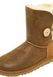 Женские угги UGG Australia 5838, коричневые с пуговицей