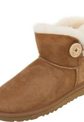 Женские угги с пуговицей UGG Australia 3352, коричневые