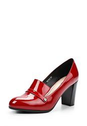 Туфли-лоферы на каблуке Vitacci VI060AWCJF70, красные лаковые