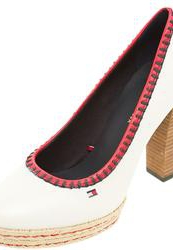 фото Туфли на толстом каблуке Tommy Hilfiger FW56816613, белые