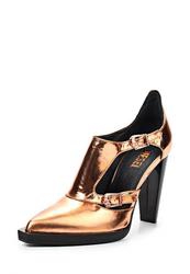 фото Туфли женские на каблуке Diesel DI303AWAFQ32, золотые