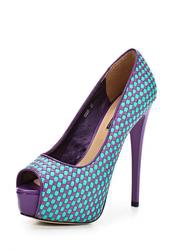 фото Туфли на платформе и шпильке Vitacci VI060AWAJW31, фиолетово-голубые