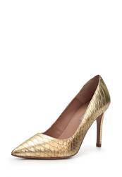 фото Туфли женские на каблуке Pura Lopez PU761AWAMG14, золотые