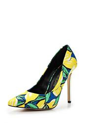 фото Женские туфли на каблуке-шпильке River Island RI004AWLV597, желто-цветные