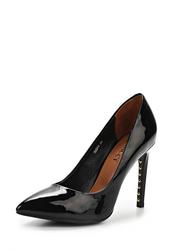 Туфли на высоком каблуке Vitacci VI060AWBKT07, черные (кожа, лак)