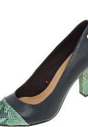Туфли на каблуке Tommy Hilfiger FW56817486, зелено-синие (кожа)