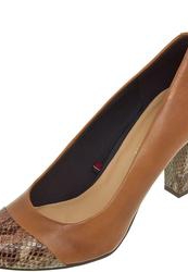 Туфли на толстом каблуке Tommy Hilfiger FW56817486, коричневые