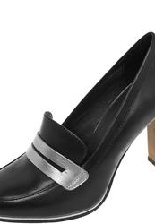 Туфли-лоферы на каблуке Tommy Hilfiger FW56817489, черные