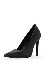 Женские туфли на высоком каблуке Mango MA002AWCHT66, черные (кожа)